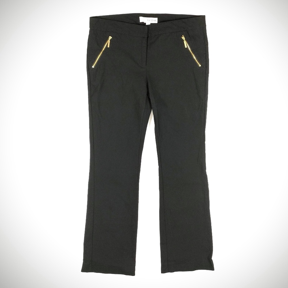 🖤Guess Black Trousers w/ Gold Zippers